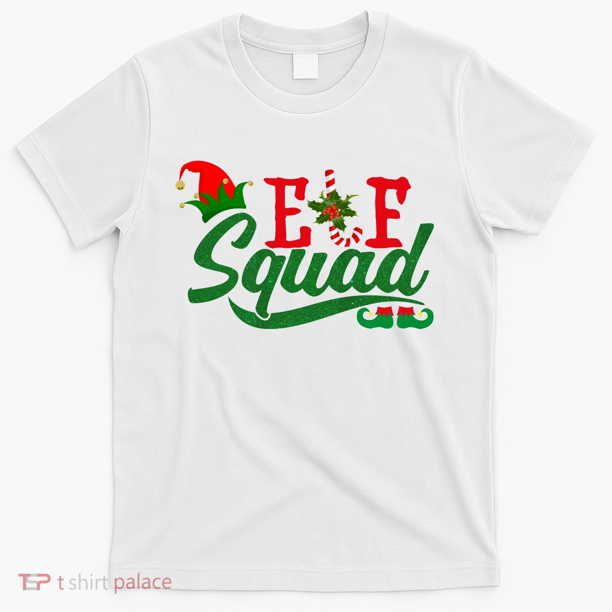 Elf Squad Festive Cute Christmas T-Shirt