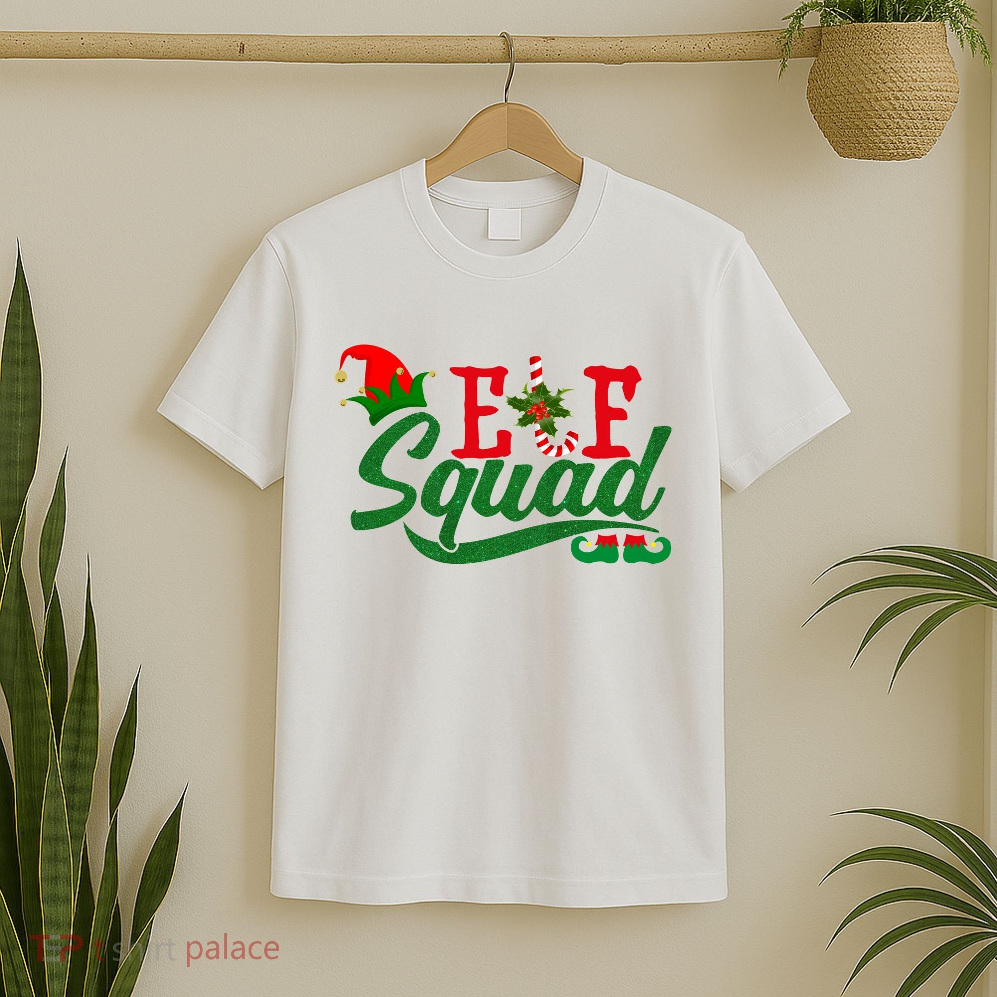Elf Squad Festive Cute Christmas T-Shirt
