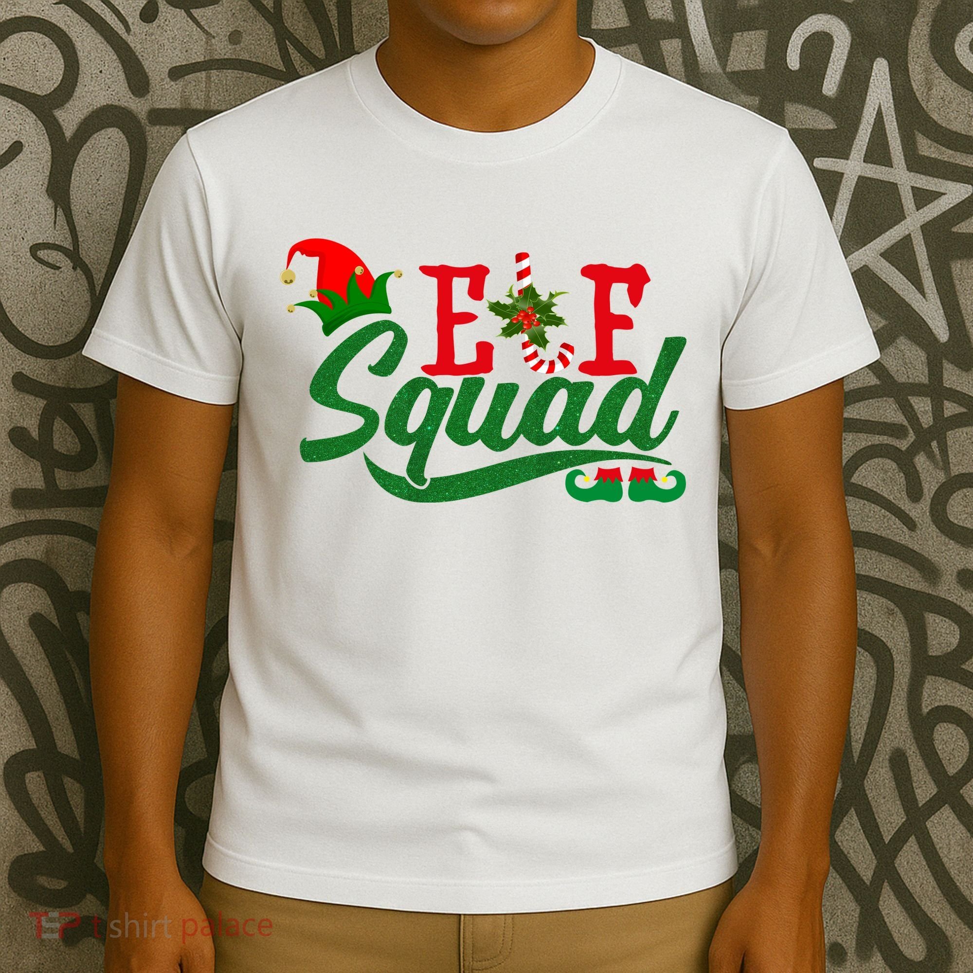 Elf Squad Festive Cute Christmas T-Shirt