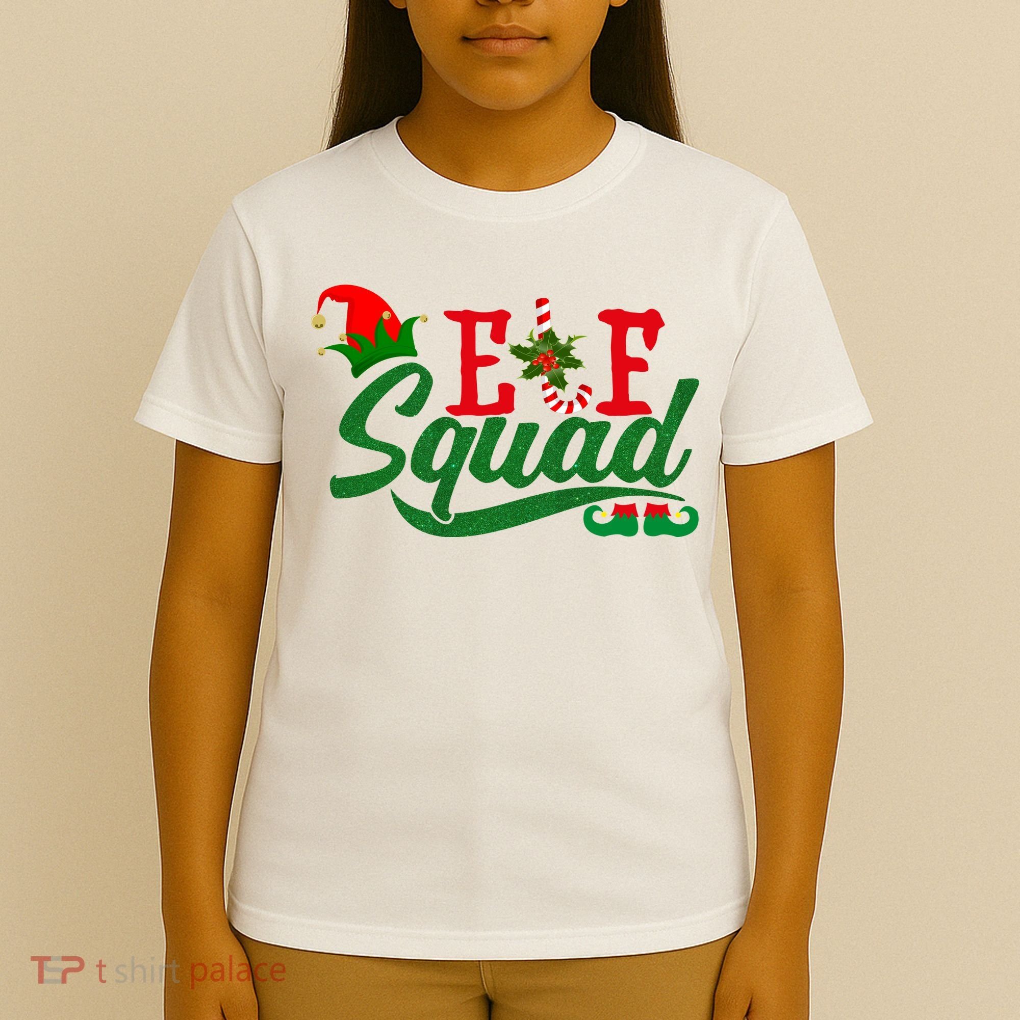 Elf Squad Festive Cute Christmas T-Shirt