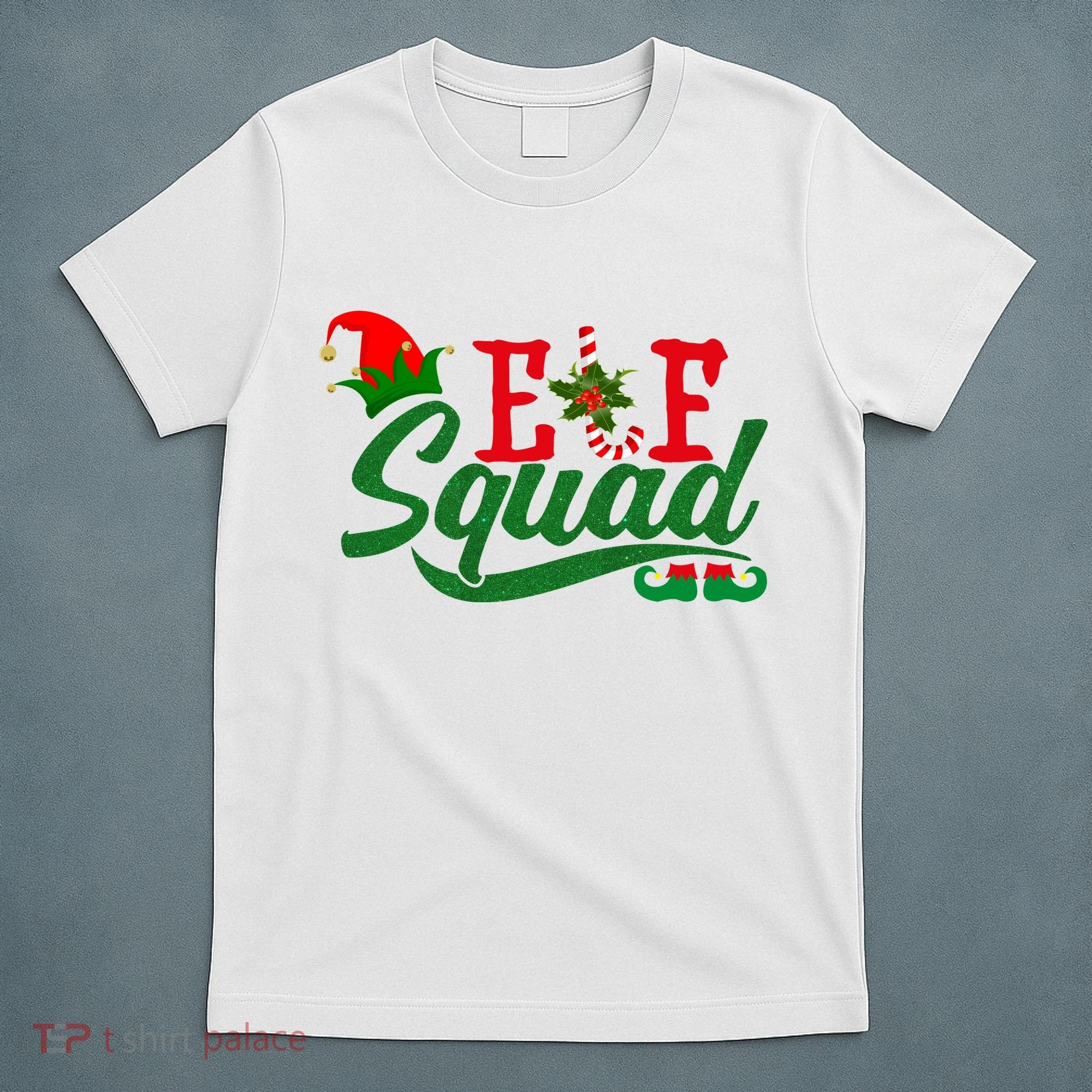 Elf Squad Festive Cute Christmas T-Shirt