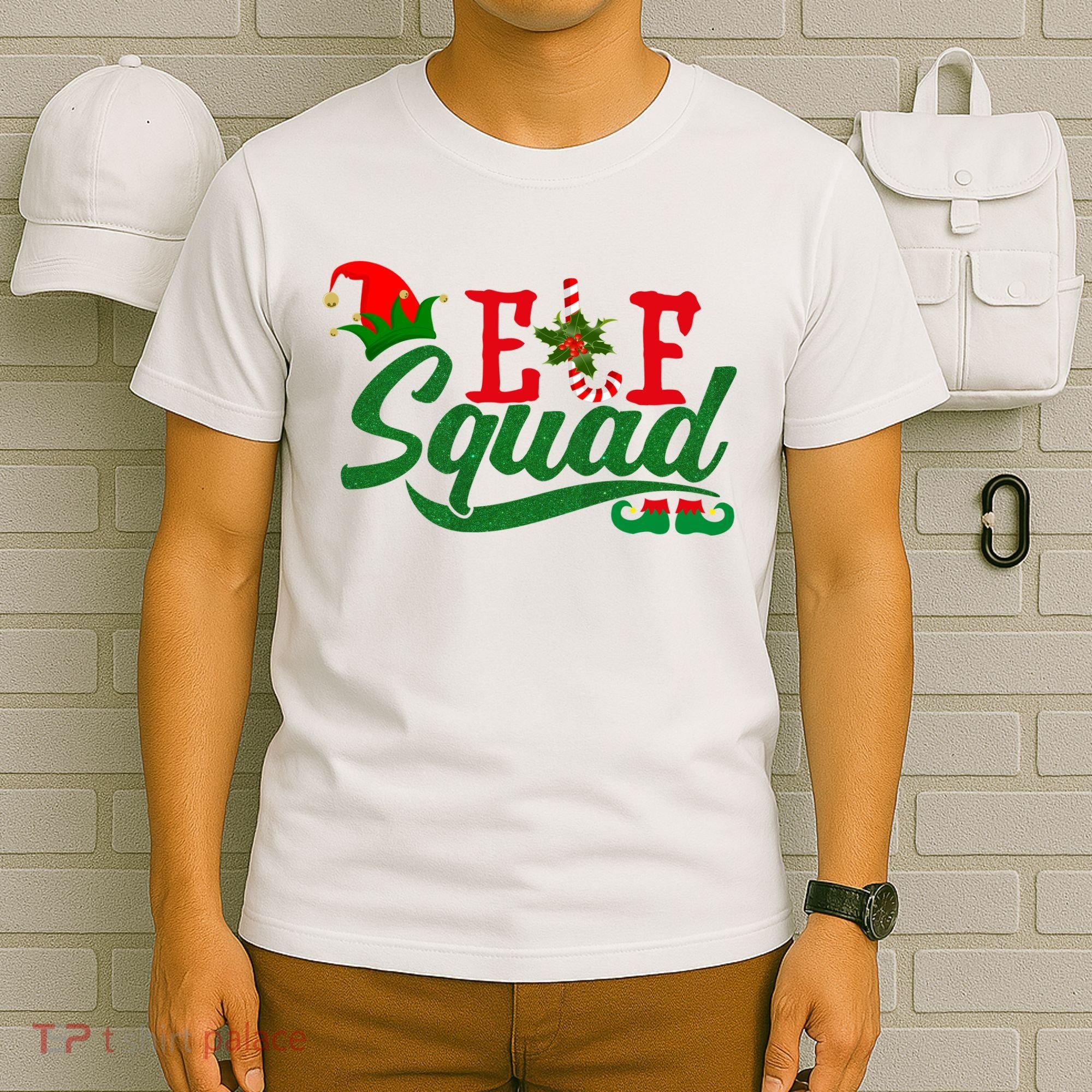 Elf Squad Festive Cute Christmas T-Shirt