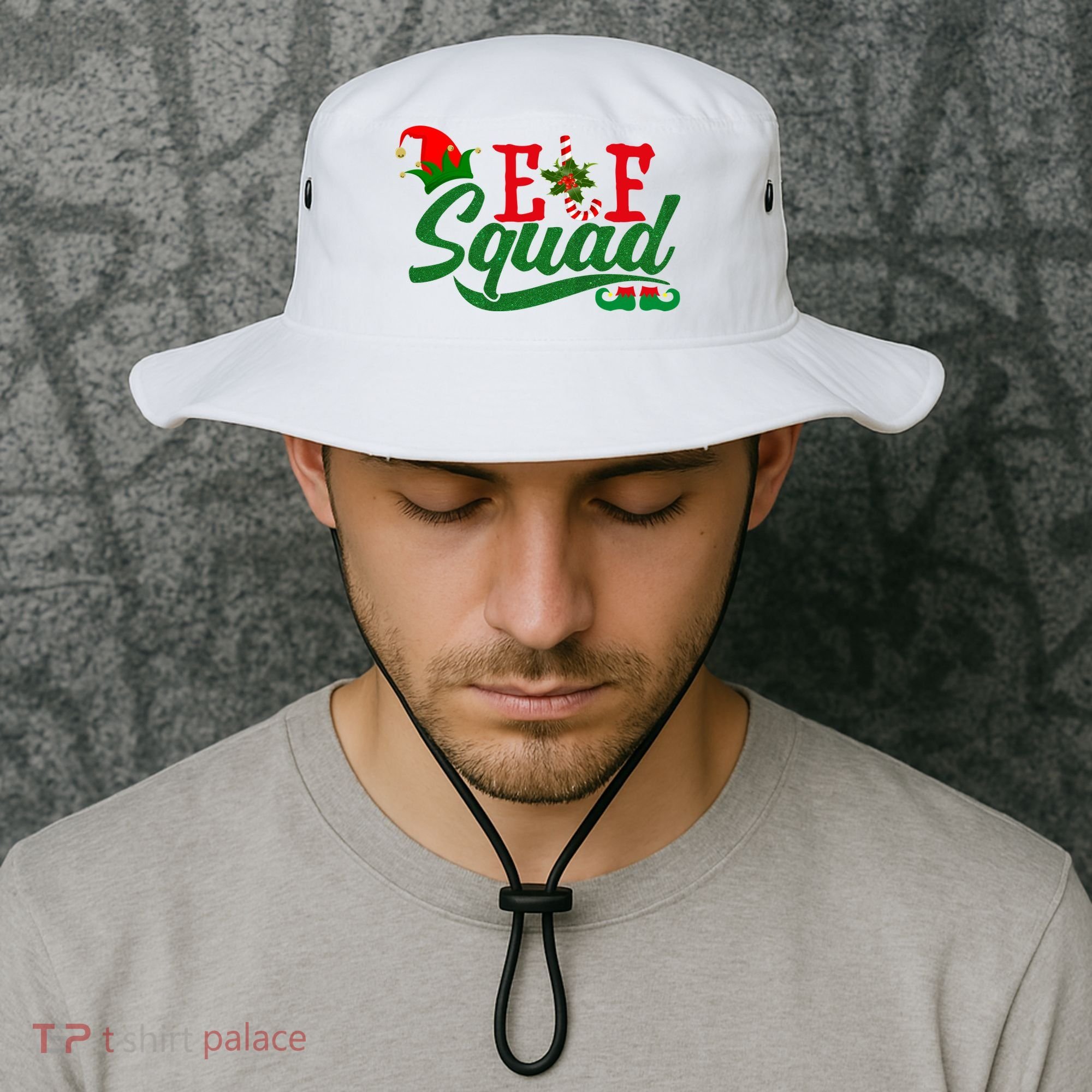 Elf Squad Festive Cute Christmas Bucket Hat
