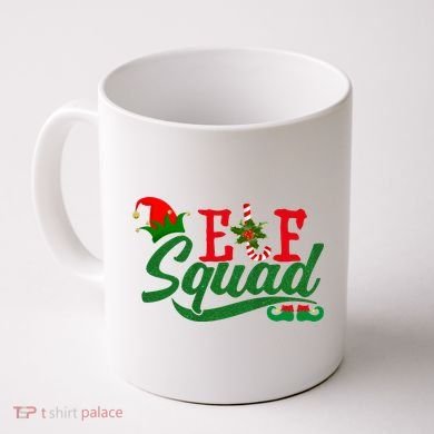 Elf Squad Festive Cute Christmas Coffee Mug