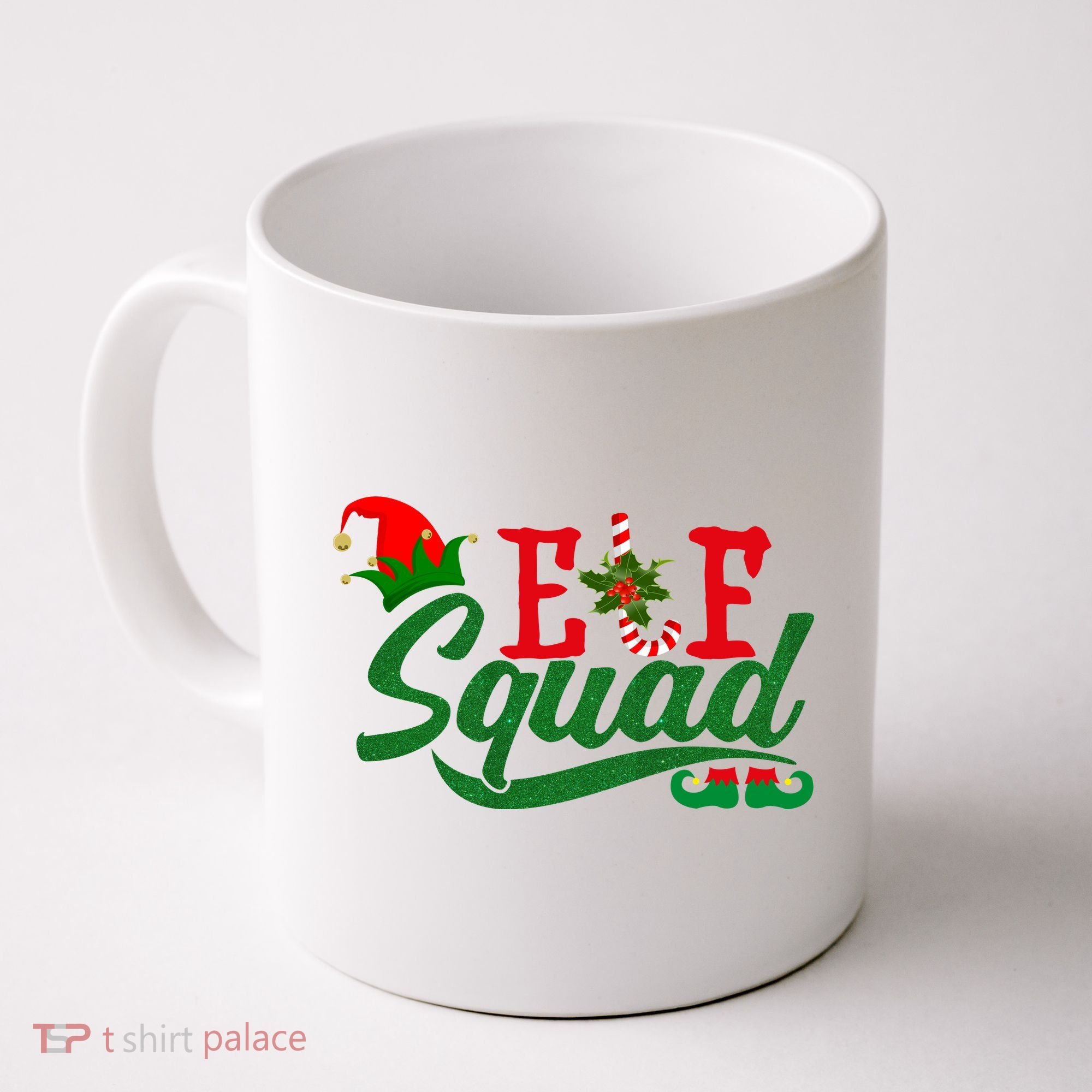 Elf Squad Festive Cute Christmas Coffee Mug