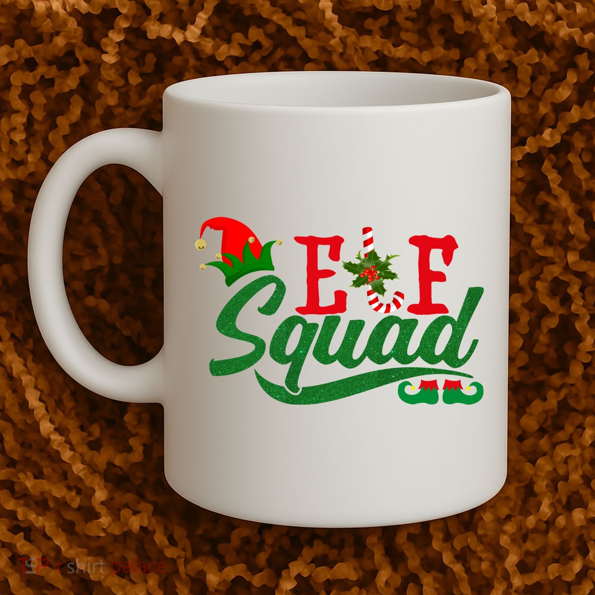 Elf Squad Festive Cute Christmas Coffee Mug