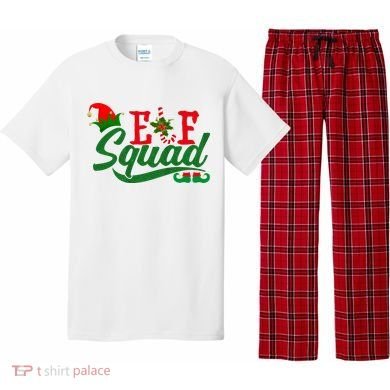 Elf Squad Festive Cute Christmas Pajama Set