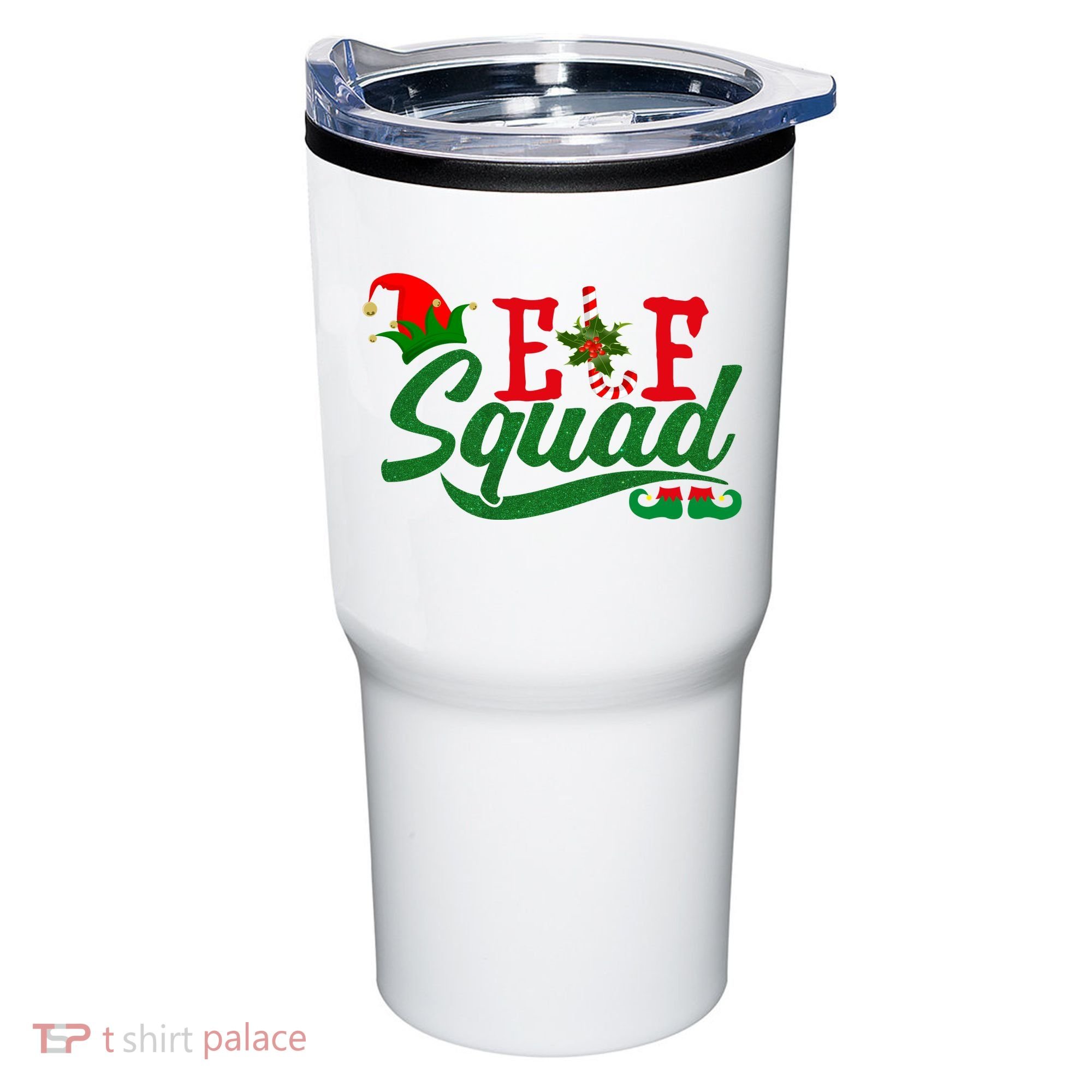 Elf Squad Festive Cute Christmas Tumbler