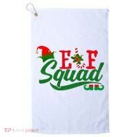 Elf Squad Festive Cute Christmas Golf Towel thumb 0
