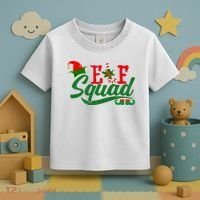 Elf Squad Festive Cute Christmas Toddler T-Shirt thumb 3