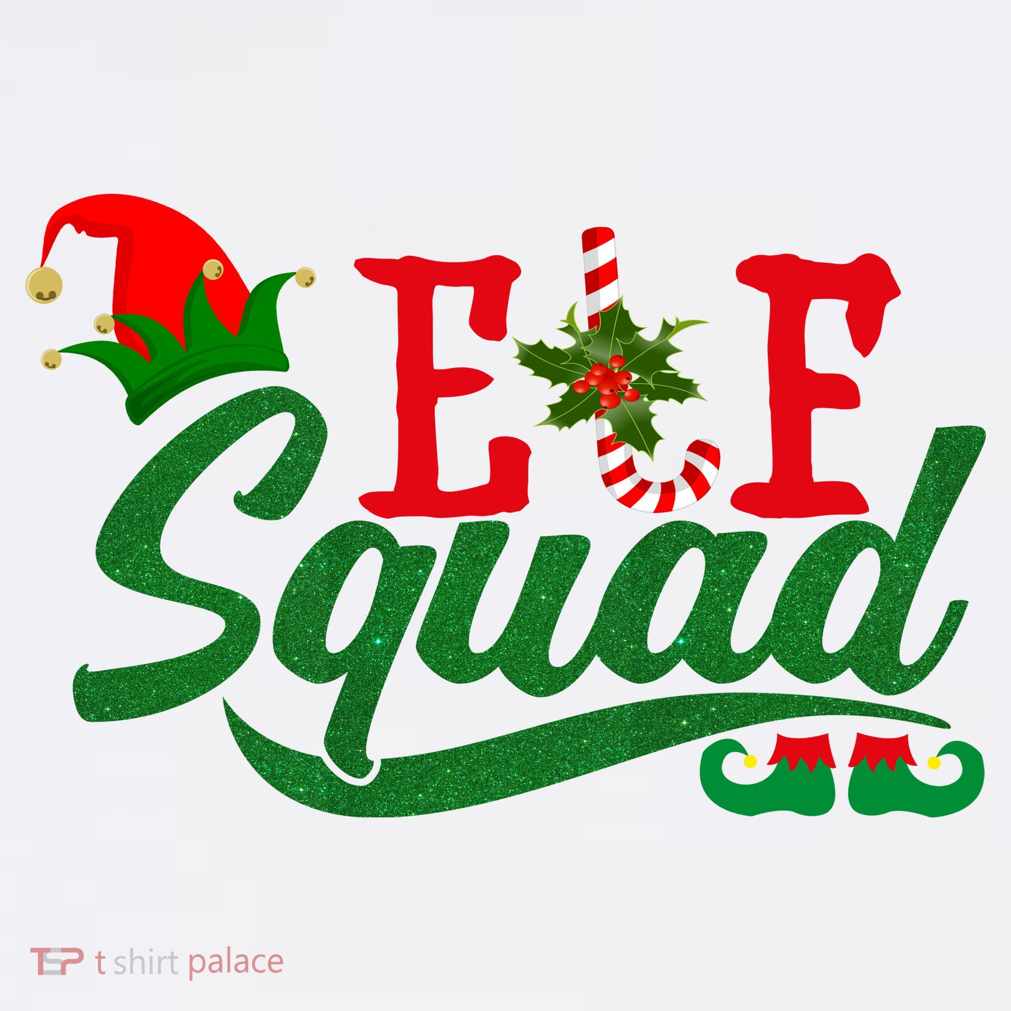 Elf Squad Festive Cute Christmas Toddler T-Shirt