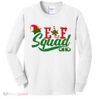 Elf Squad Festive Cute Christmas Kids Long Sleeve Shirt thumb 0