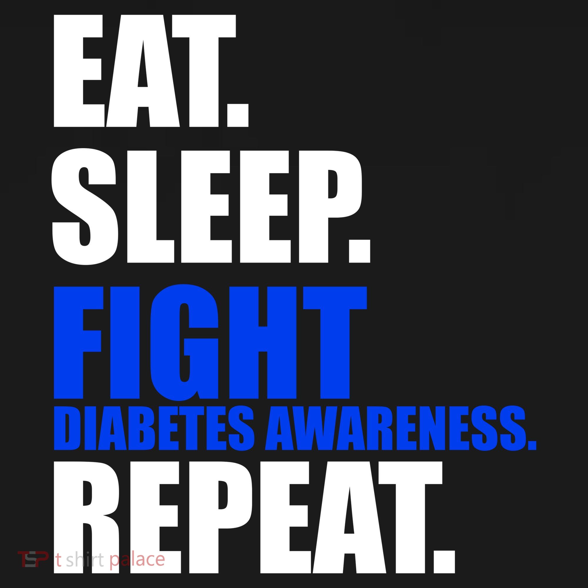 Eat Sleep Fight Diabetes Awareness Repeat Toddler Hoodie