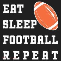 Eat Sleep Football Repeat Women's Sweatshirt thumb 2