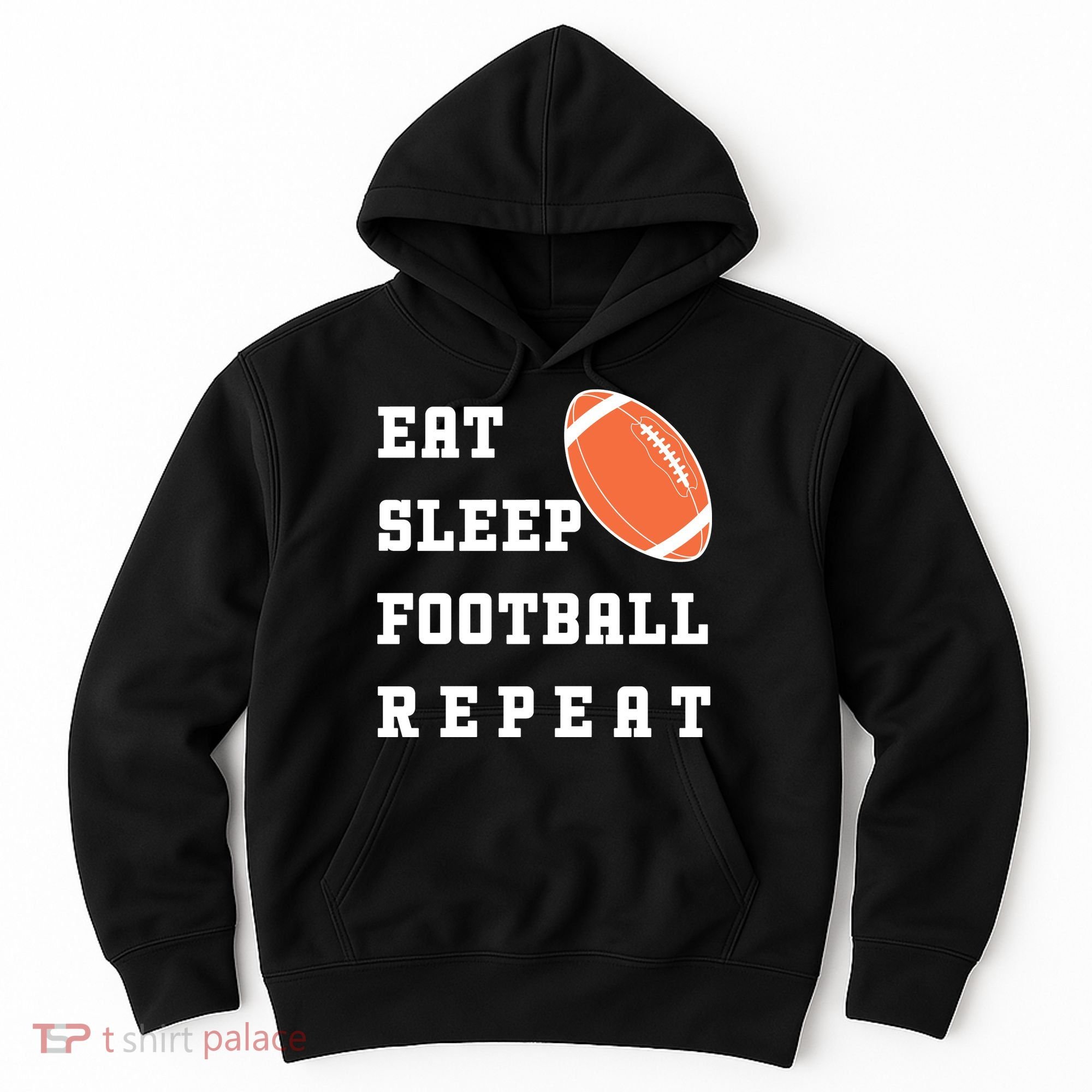 Eat Sleep Football Repeat Hoodie