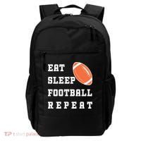 Eat Sleep Football Repeat Backpack thumb 0