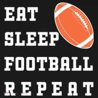 Eat Sleep Football Repeat Backpack thumb 2