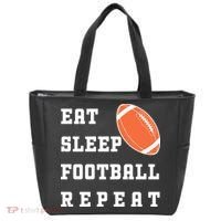Eat Sleep Football Repeat Tote Bag thumb 0