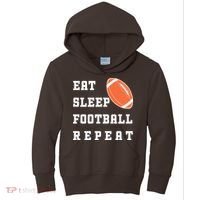 Eat Sleep Football Repeat Kids Hoodie thumb 0