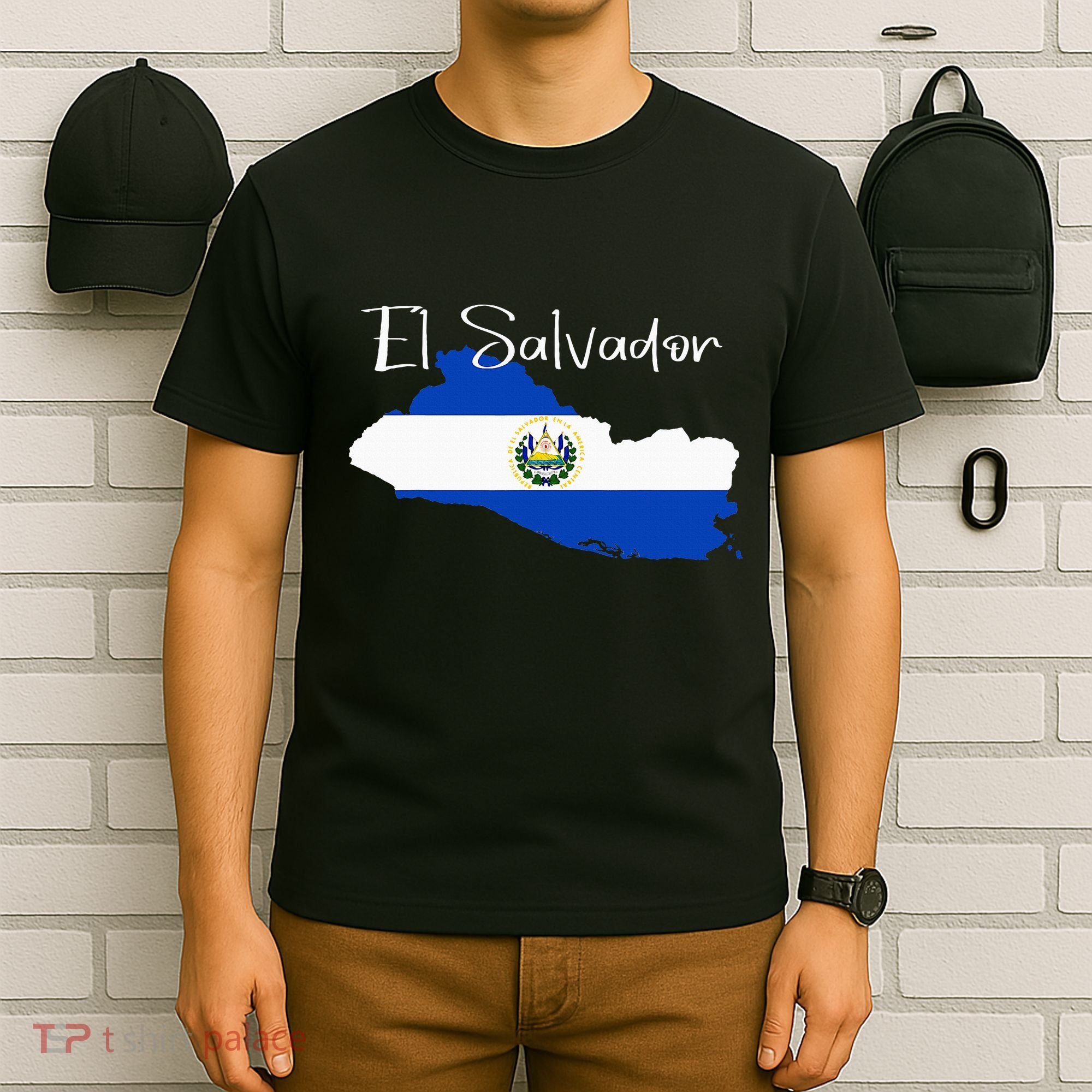 El Salvador Flag  El Salvador Map Salvador T-Shirt