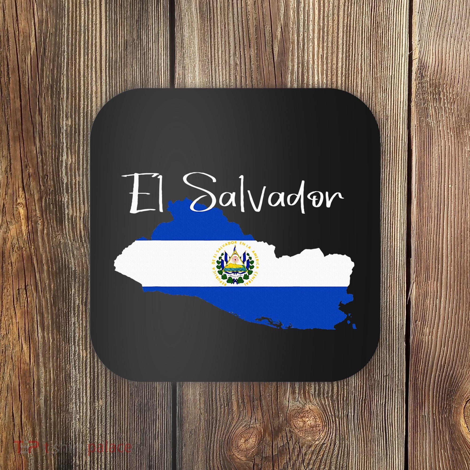 El Salvador Flag  El Salvador Map Salvador Coaster