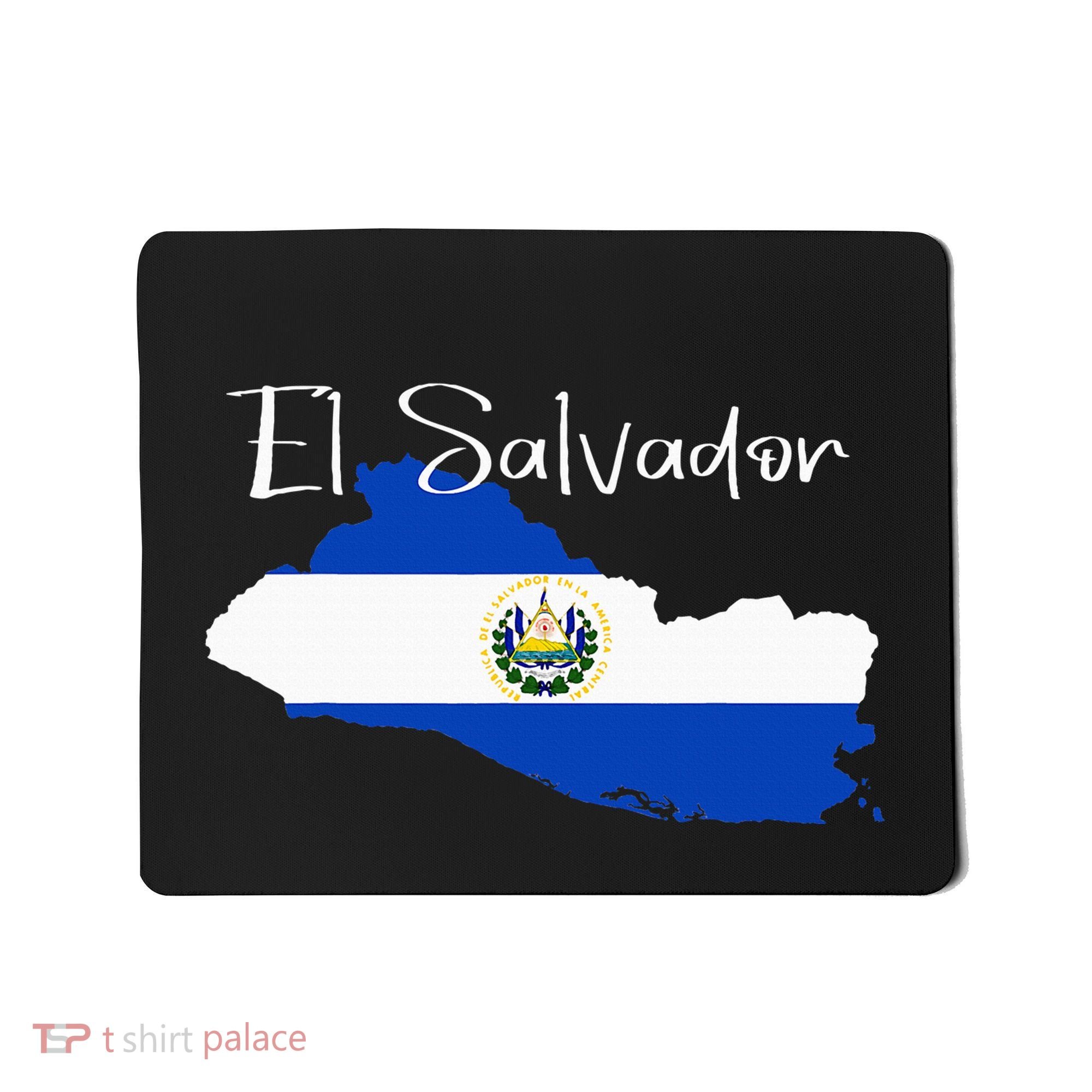 El Salvador Flag  El Salvador Map Salvador Mousepad