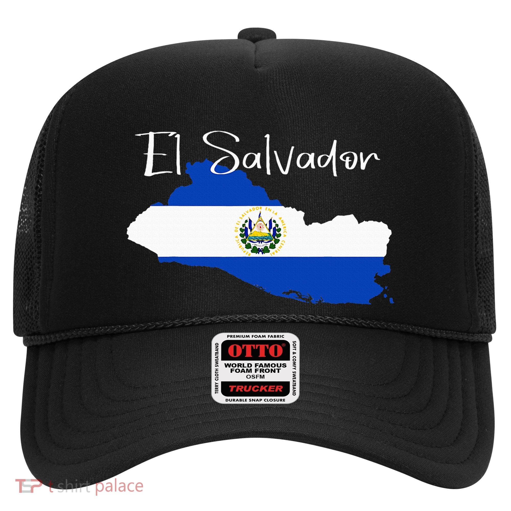 El Salvador Flag  El Salvador Map Salvador Hat