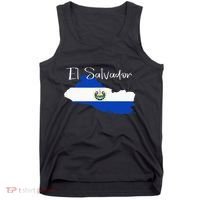 El Salvador Flag  El Salvador Map Salvador Tank Top thumb 0