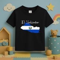 El Salvador Flag  El Salvador Map Salvador Toddler T-Shirt thumb 3