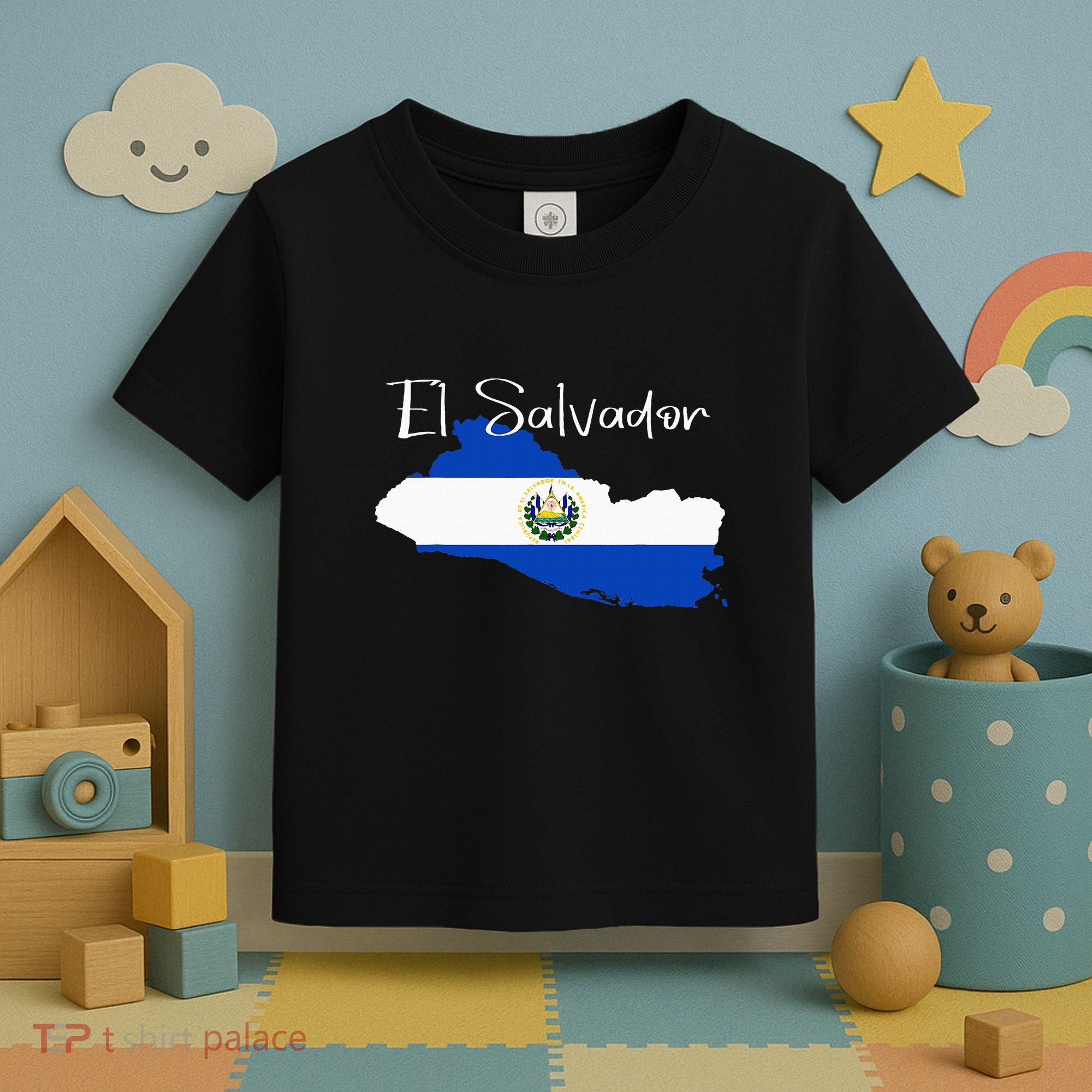 El Salvador Flag  El Salvador Map Salvador Toddler T-Shirt