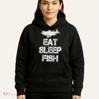 Eat Sleep Fish Fishing Fan Hoodie thumb 5