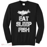 Eat Sleep Fish Fishing Fan Sweatshirt thumb 0