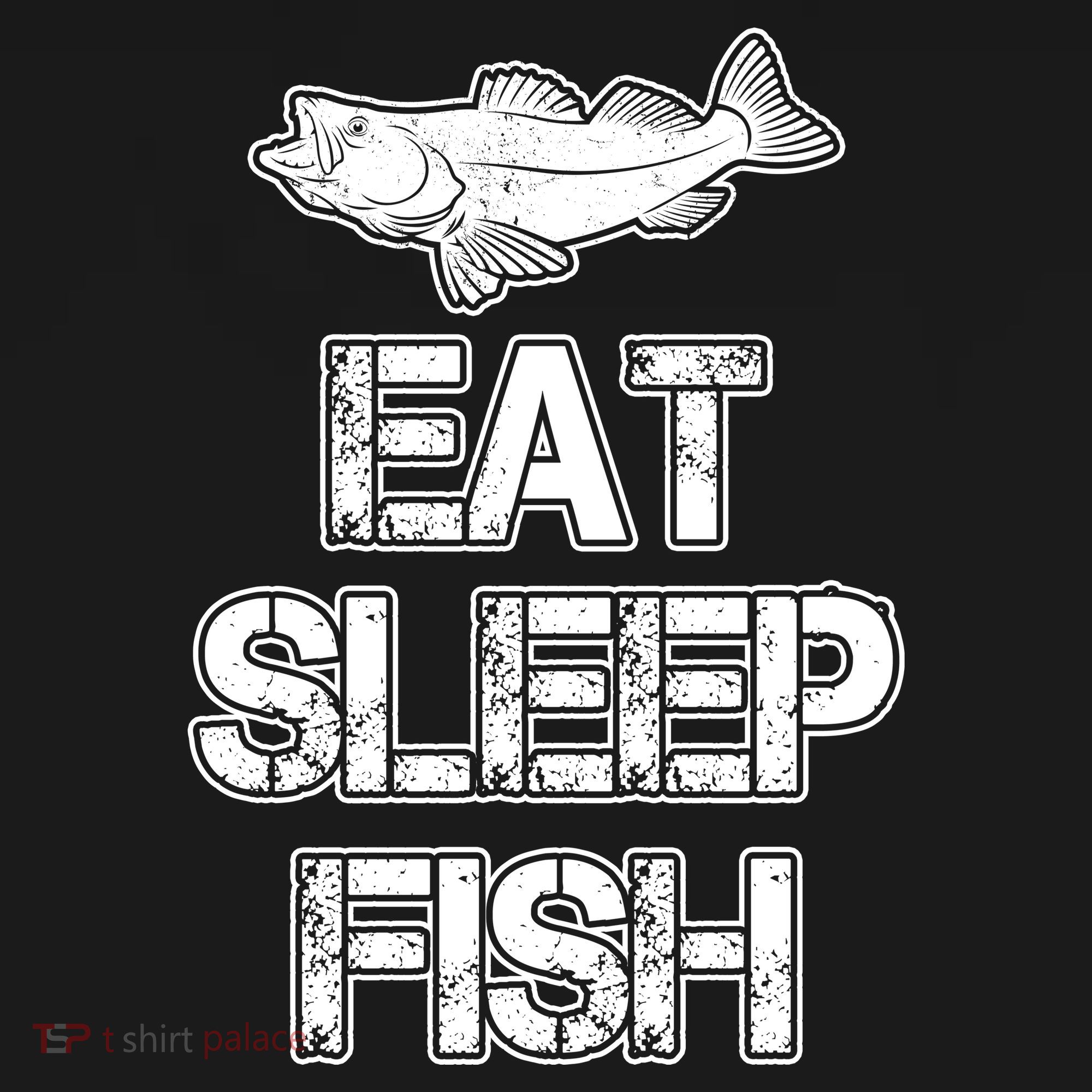 Eat Sleep Fish Fishing Fan Sweatshirt