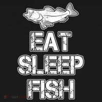 Eat Sleep Fish Fishing Fan Women's Hoodie thumb 2