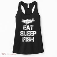 Eat Sleep Fish Fishing Fan Women's Tank Top thumb 0
