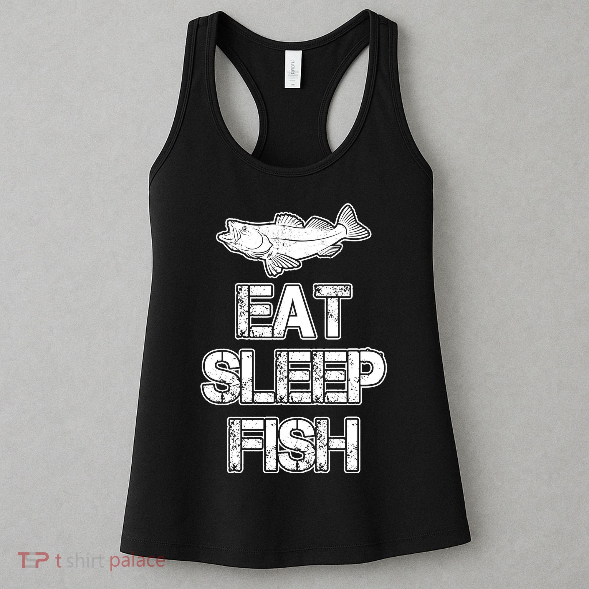 Eat Sleep Fish Fishing Fan Women's Tank Top