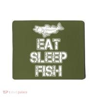 Eat Sleep Fish Fishing Fan Mousepad thumb 0