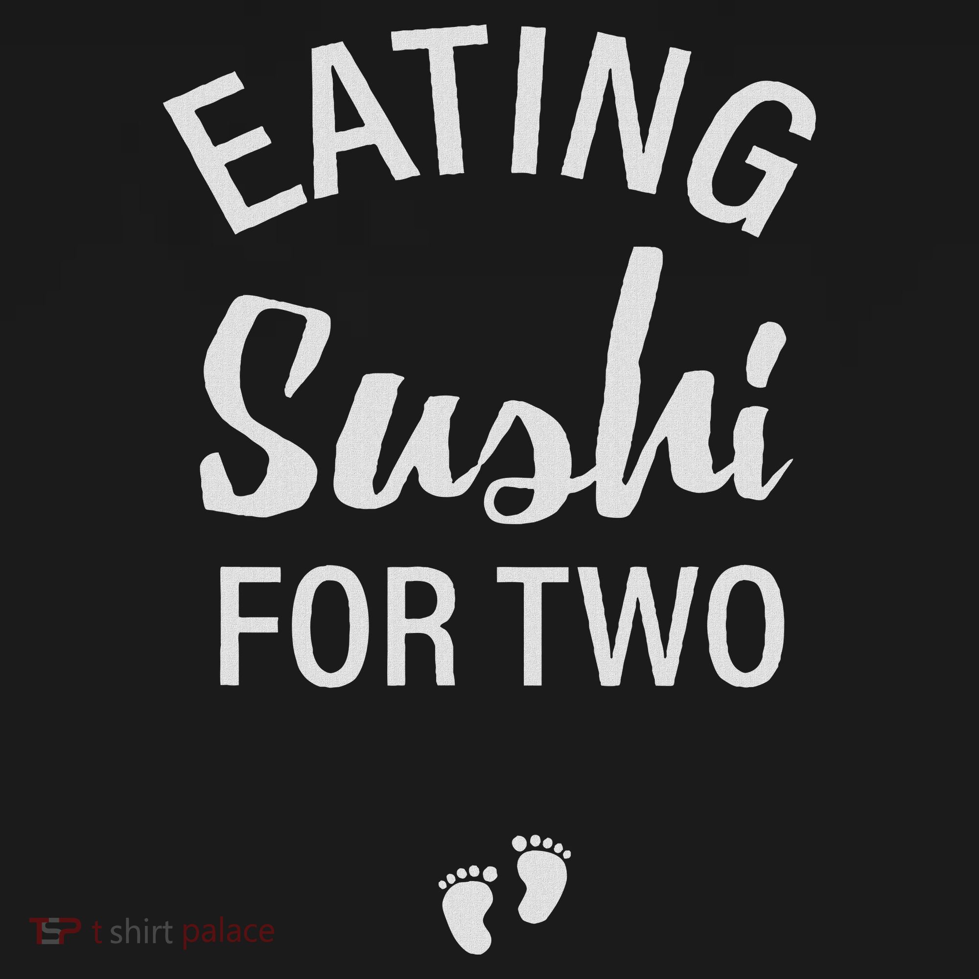 Eating Sushi For Two , Pregnancy Reveal Having Baby Women's Hoodie