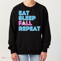 Eat Sleep Fall Repeat Video Game Guys Video Gamer Women's Sweatshirt thumb 0