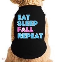 Eat Sleep Fall Repeat Video Game Guys Video Gamer Doggie Tank thumb 0