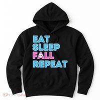 Eat Sleep Fall Repeat Video Game Guys Video Gamer Hoodie thumb 0