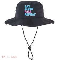 Eat Sleep Fall Repeat Video Game Guys Video Gamer Bucket Hat thumb 0