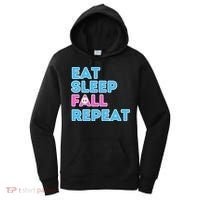 Eat Sleep Fall Repeat Video Game Guys Video Gamer Women's Hoodie thumb 0