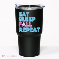 Eat Sleep Fall Repeat Video Game Guys Video Gamer Tumbler thumb 0