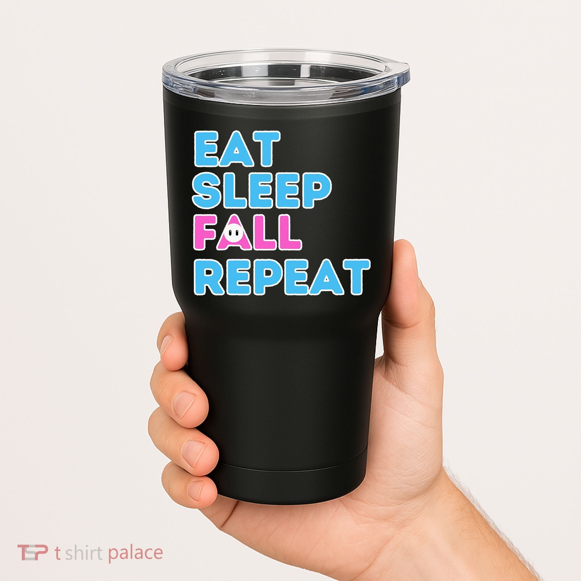 Eat Sleep Fall Repeat Video Game Guys Video Gamer Tumbler