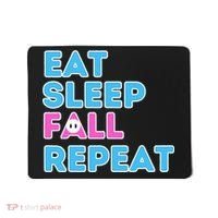 Eat Sleep Fall Repeat Video Game Guys Video Gamer Mousepad thumb 0