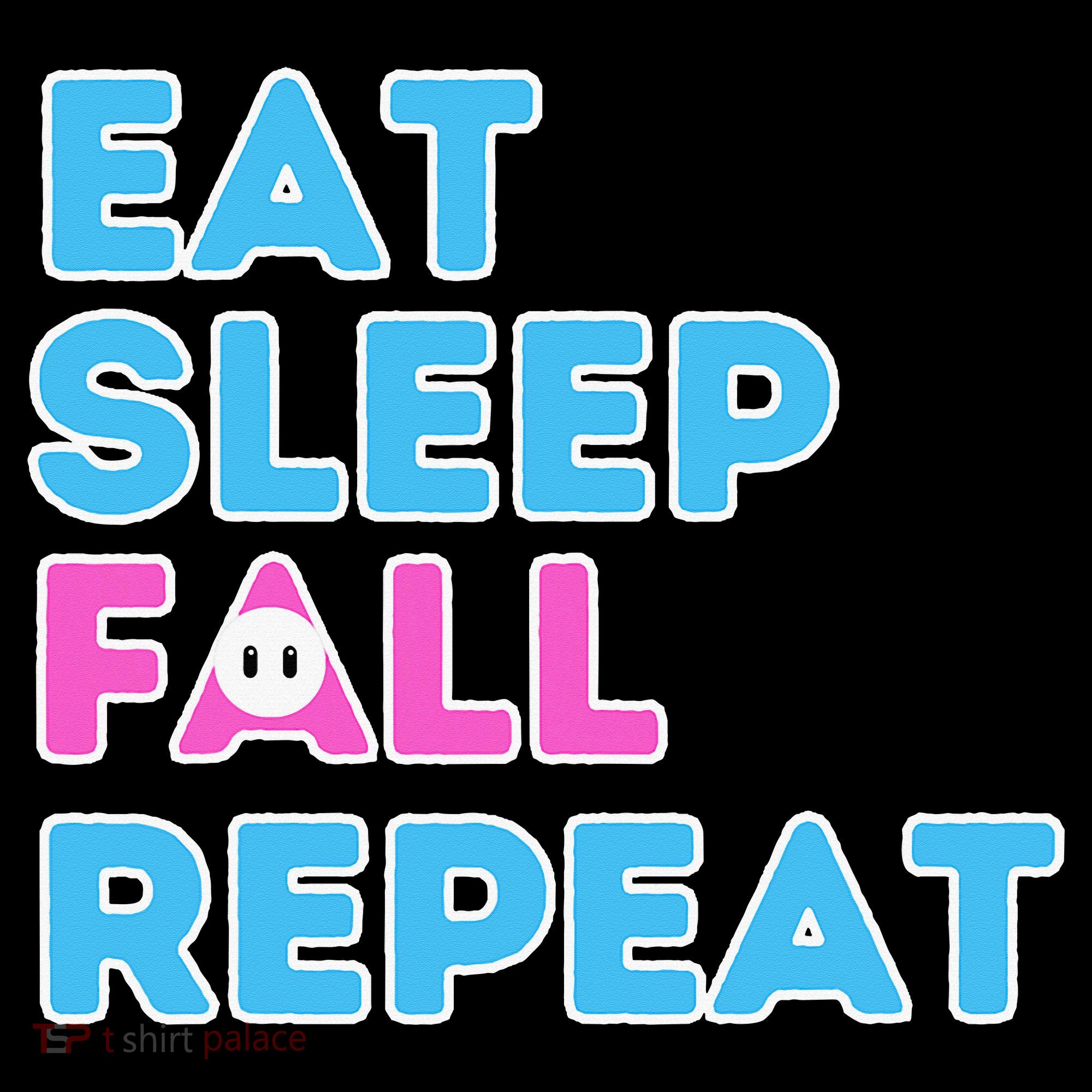 Eat Sleep Fall Repeat Video Game Guys Video Gamer Tank Top
