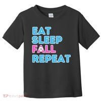 Eat Sleep Fall Repeat Video Game Guys Video Gamer Toddler T-Shirt thumb 0