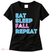 Eat Sleep Fall Repeat Video Game Guys Video Gamer Women's T-Shirt thumb 0