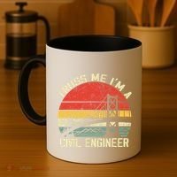Engineering Student Funny Truss Me IM A Civil Engineer Coffee Mug thumb 4